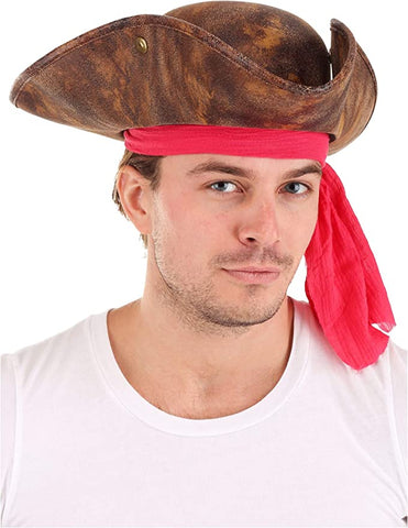 Snap Brim Pirate Hat & Headscarf