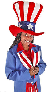 Jumbo Plush Uncle Sam Hat