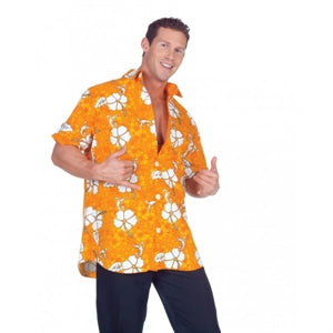 Shirt Hawaiian Orange Xlarge