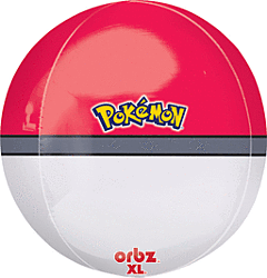 Pokeball Mylar Orbz 16"