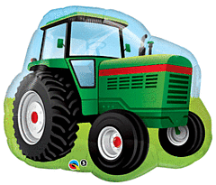 Farm Tractor 34" Mylar Balloon