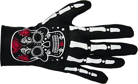 Gloves Skeleton Day of The Dead