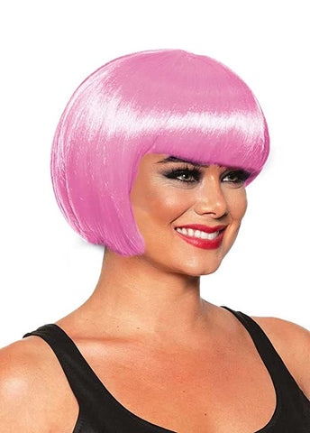 Wig Short Bob Bubble Gum Pink