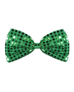 Green Glitz 'N Gleam Bow Tie