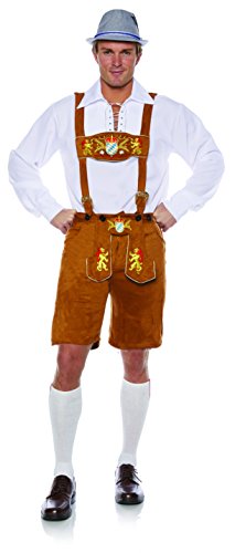 Lederhosen Deluxe One Size w/Hat