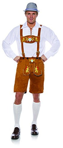 Lederhosen Deluxe One Size w/Hat