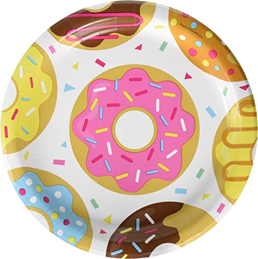 9" Donut Time Plate