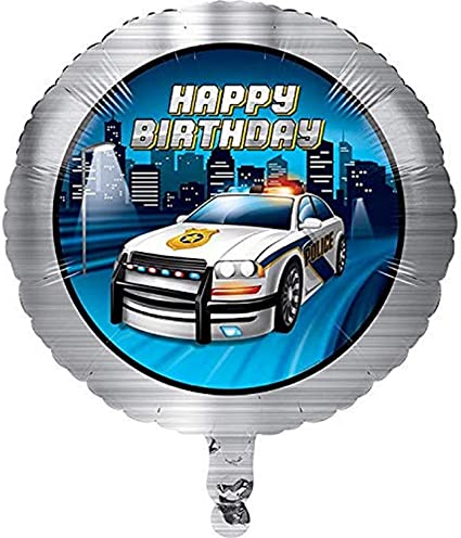 Balloon Mylar Police Party