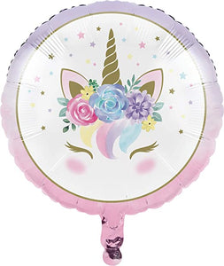 Unicorn Baby Mylar Balloon 18"