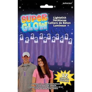 Glow Sticks Purple 12CT