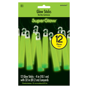 Glow Sticks Green 12CT