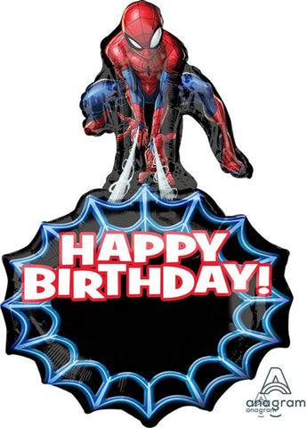 Balloon Mylar Spiderman Supershape
