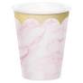 Cups Pink Marble 8CT