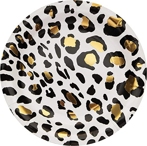 Leopard Print Dinner Plates