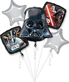 Star Wars Mylar Balloom Bouquet