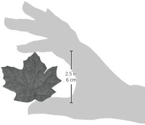 Black Fabric Decorative Leaves