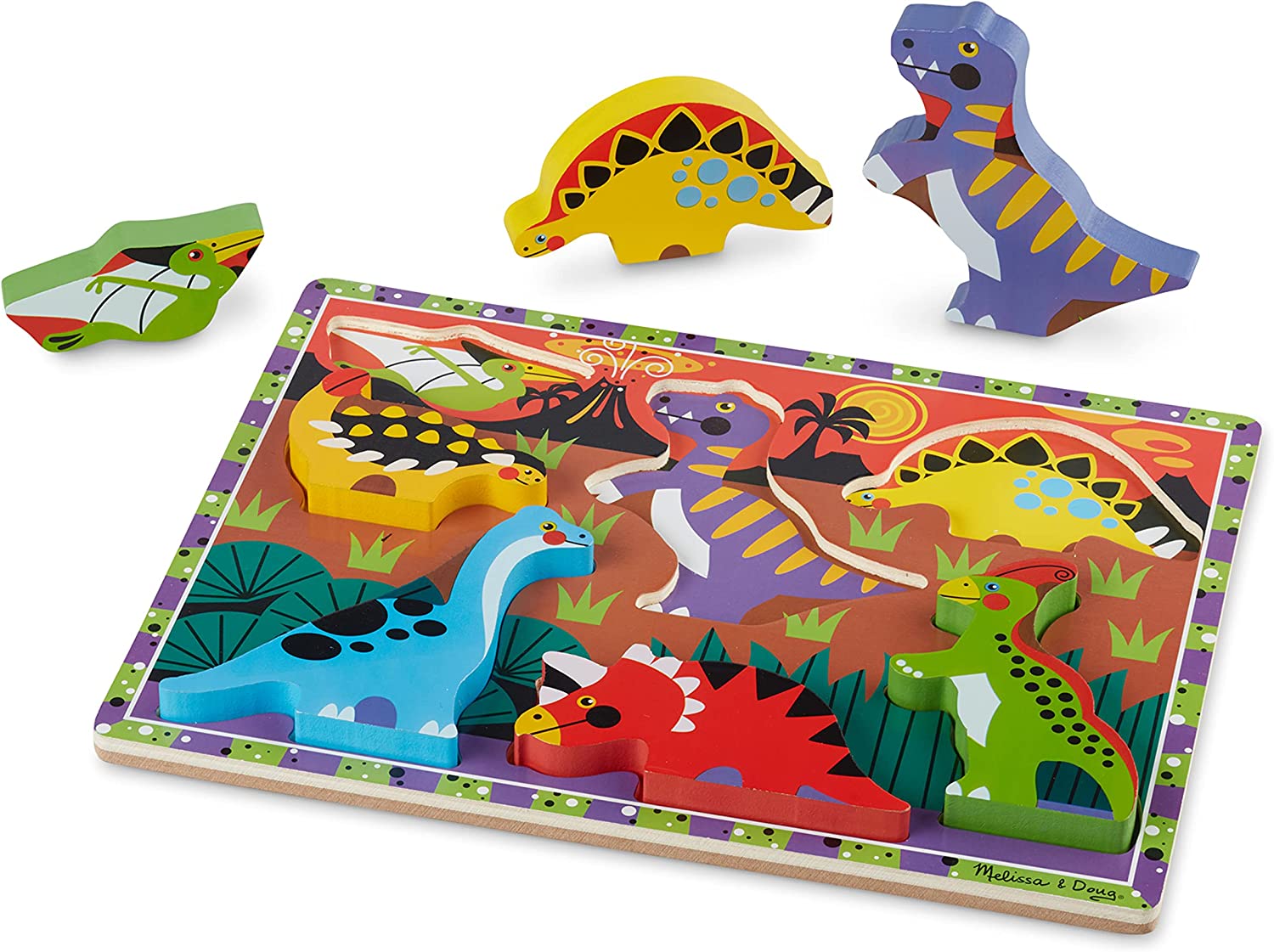 Puzzle Chunky Dinosaurs