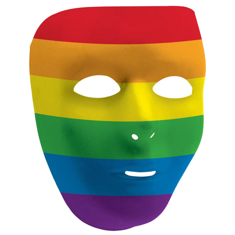 Mask Plastic Rainbow Colored