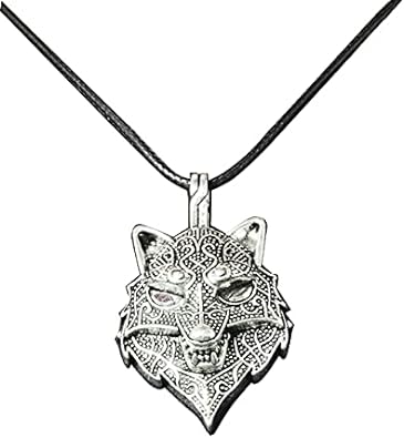 Necklace Wolf Medallion