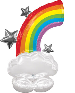 Balloon Mylar Airloon Rainbow AIR FILL