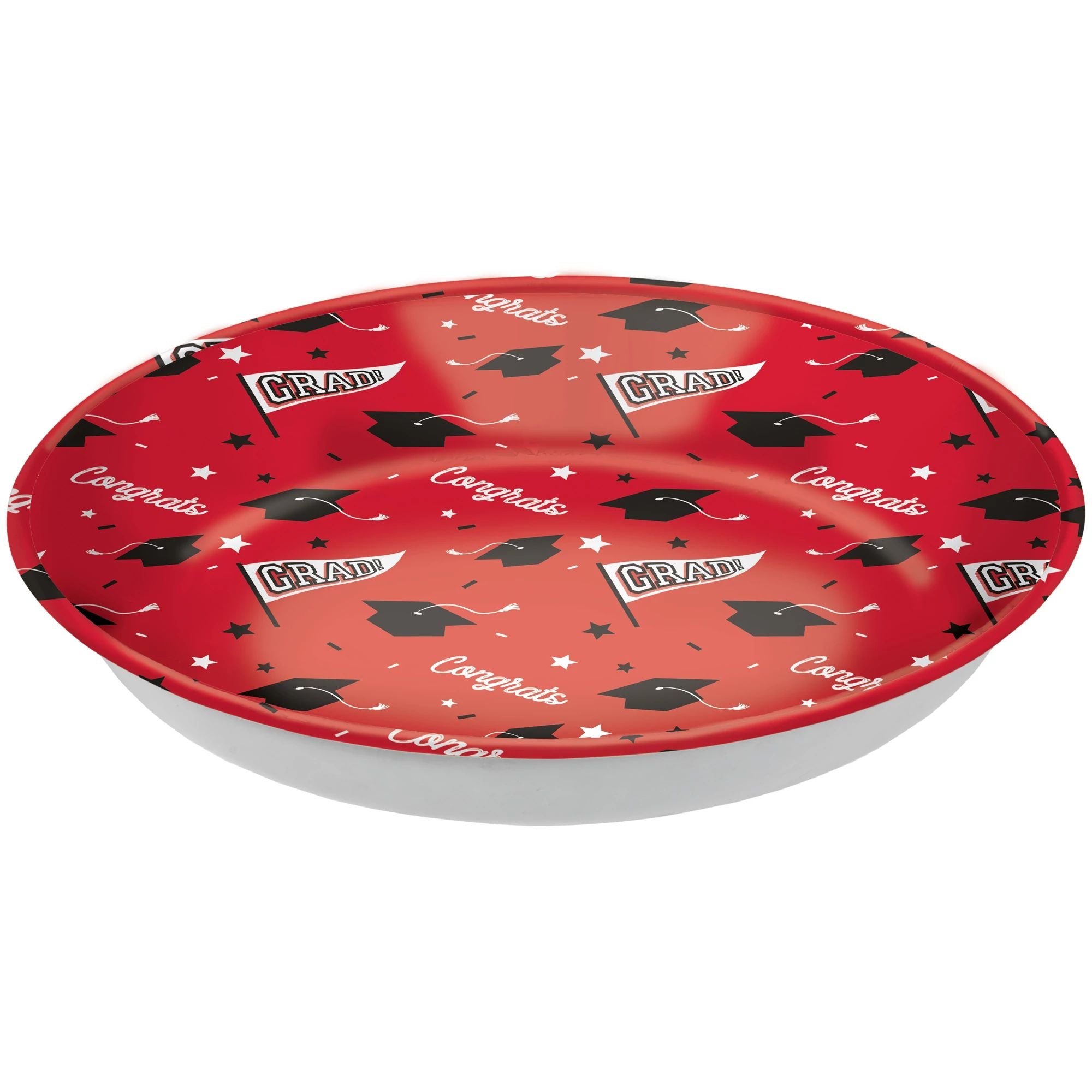 Grad Plastic Bowl - Red