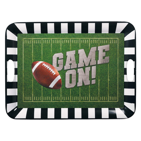 Game On Large Rectangular Serving Tray