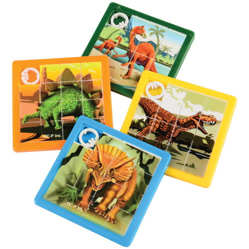 Dinosaur Slide Puzzles 8CT