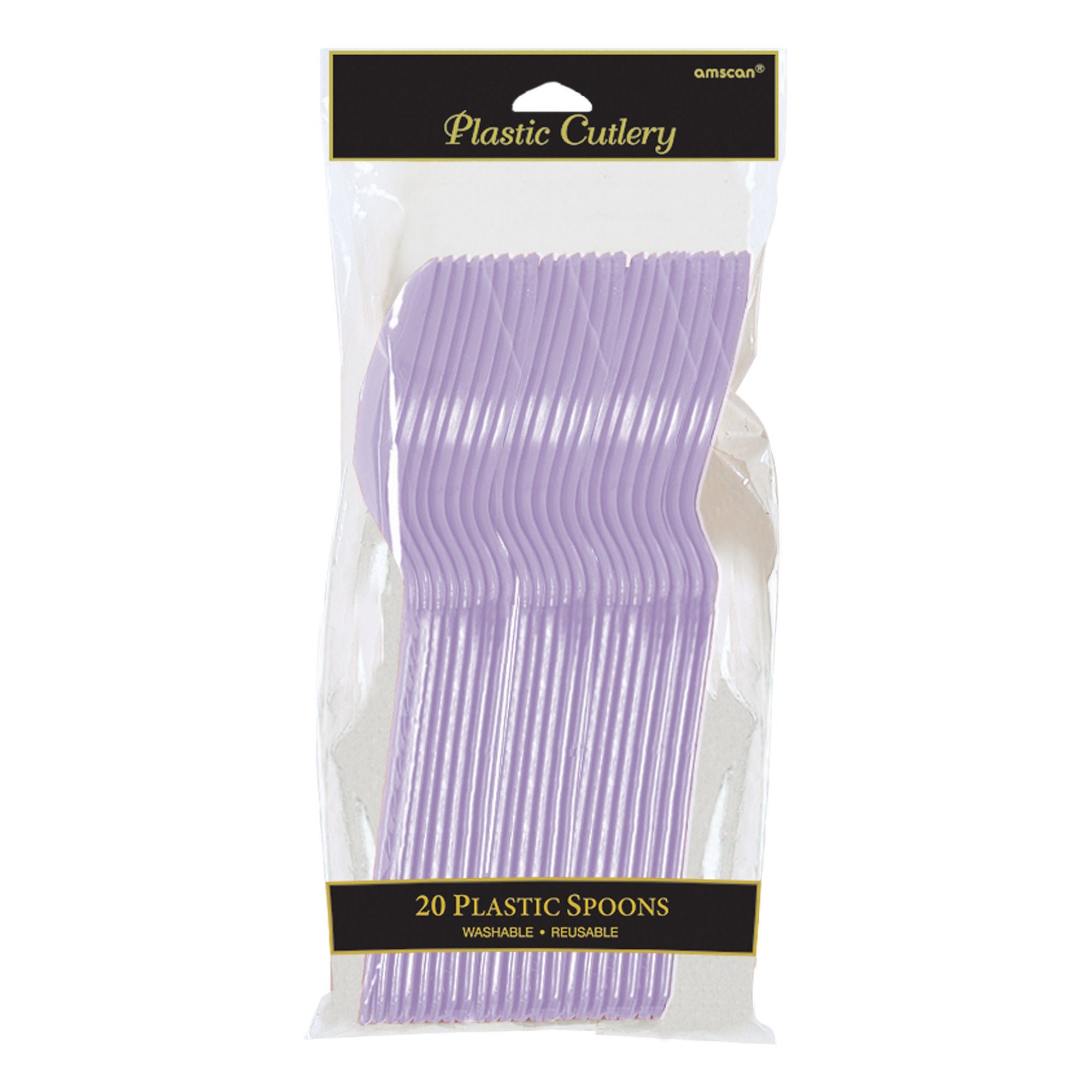 Plastic Spoons - Lavender - 20CT