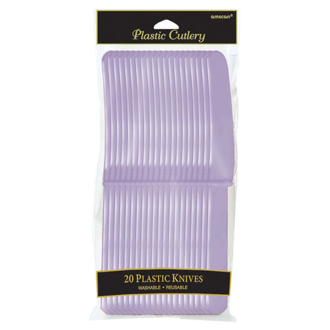 Plastic Knives - Lavender - 24CT