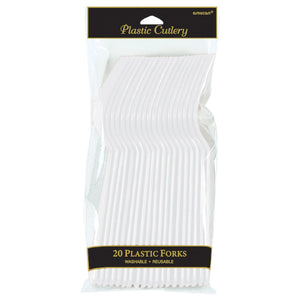Plastic Knives - Frosty White - 24CT