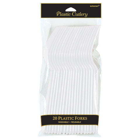 Plastic Knives - Frosty White - 24CT