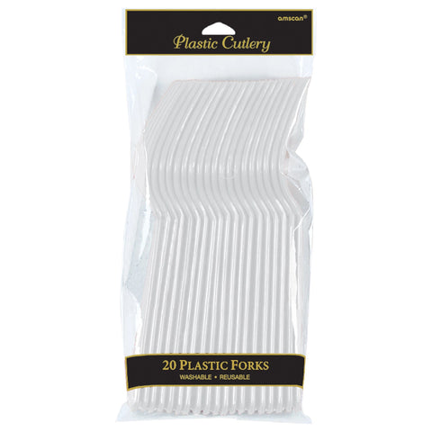 Plastic Forks - Clear - 20CT