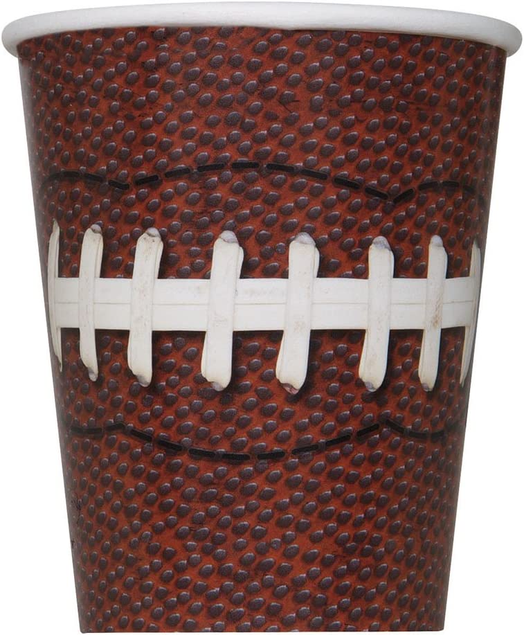 9oz Football Party Paper Cups