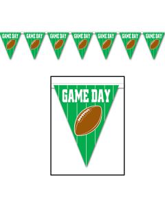 Game Day Football Pennant Banner