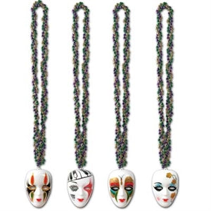 Beads Mime Medallion 36IN