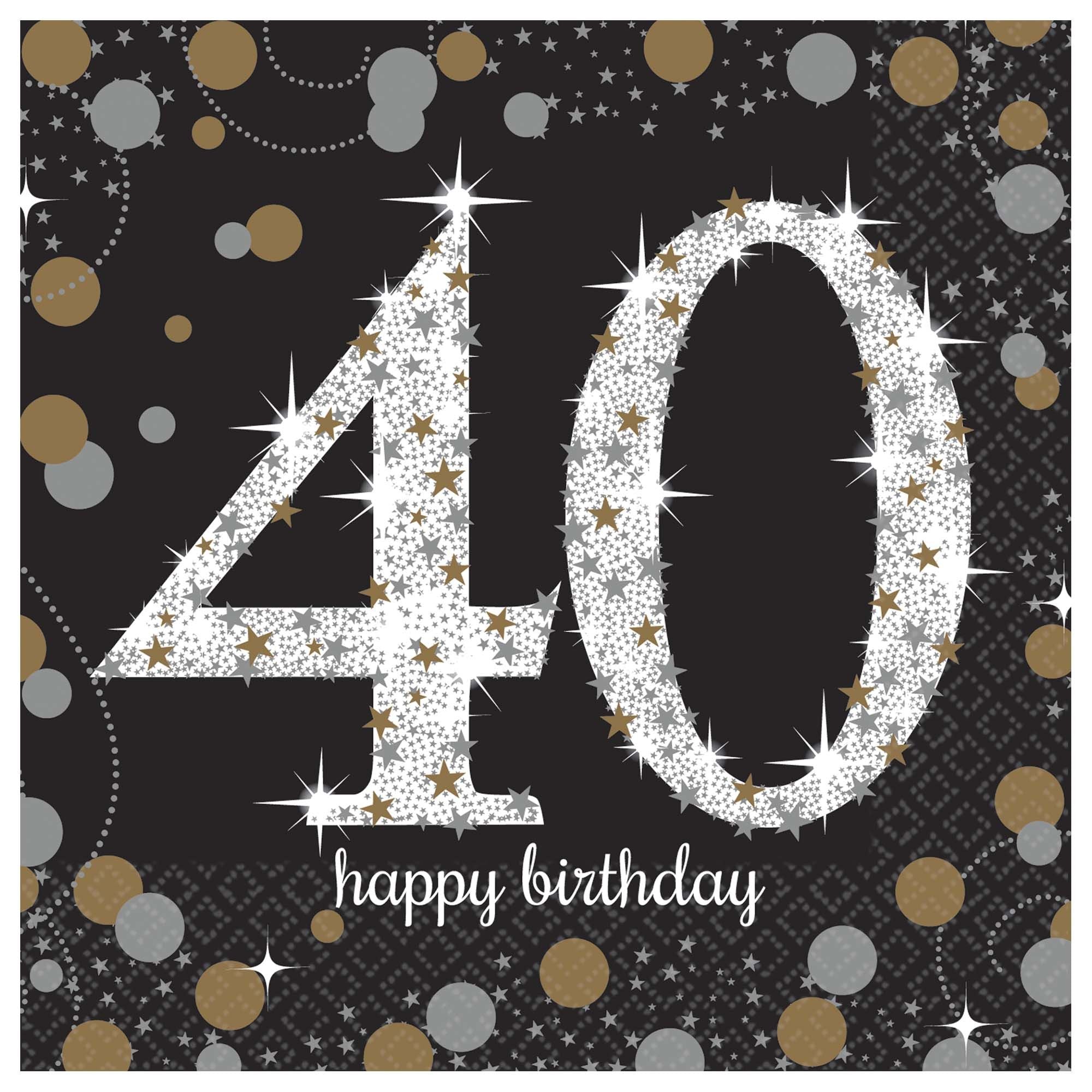 Sparkling Celebration 40 Beverage Napkins