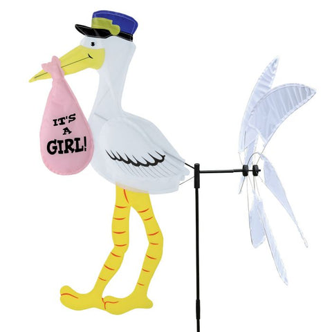 It's A Boy/Girl Stork Wind-Wheel