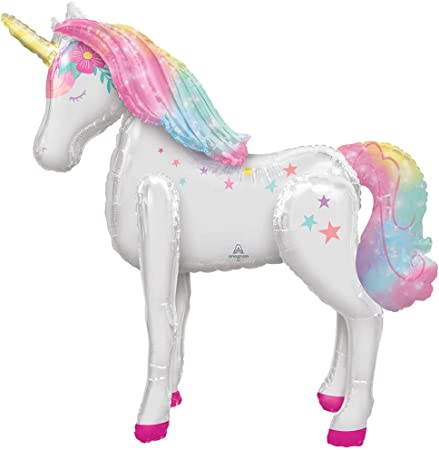 Unicorn Airwalker Mylar Balloon 46"