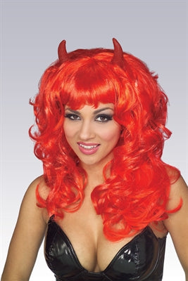 Wig Devil With Horns