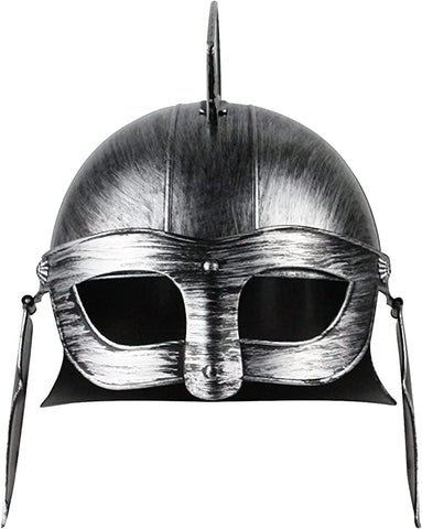 Adult Silver Roman Fighter Helmet