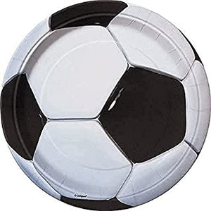 Soccer 7" Plates 8CT