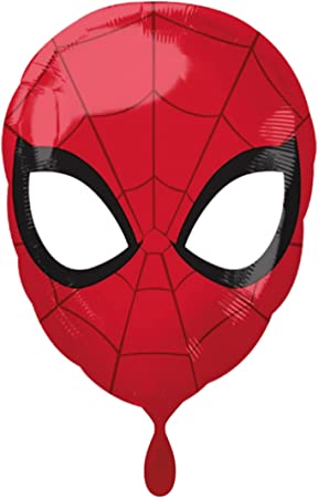Spiderman Head Mylar Balloon 17"