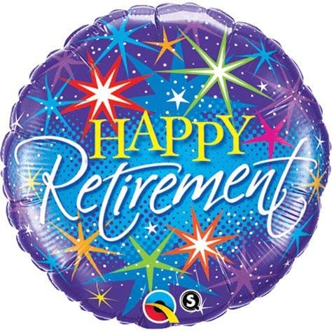 Happy Retirement Mylar Balloon 18"