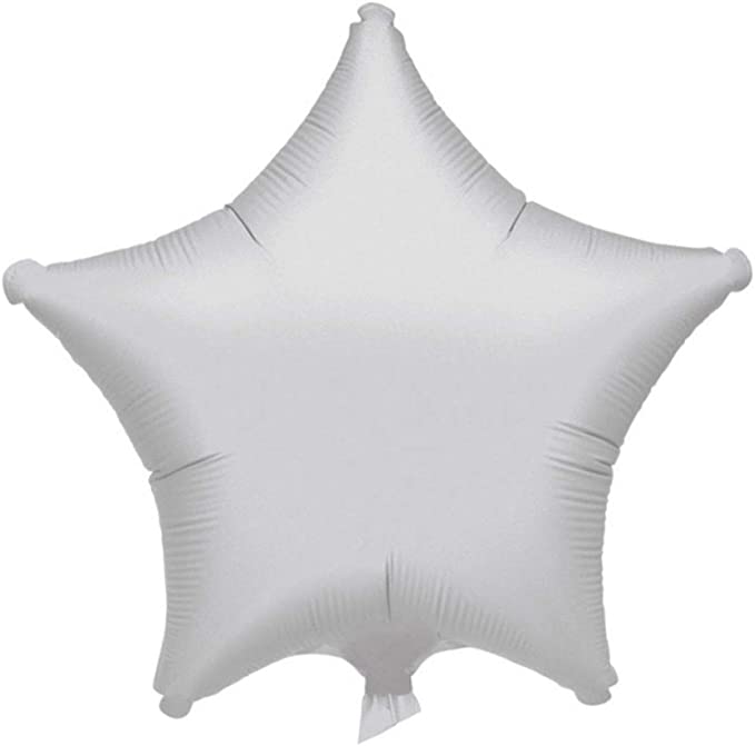 Silver Star 19" Mylar Balloon