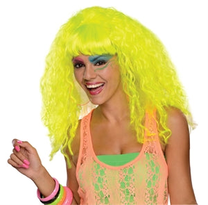 Wig Rock N Rave Neon Yellow