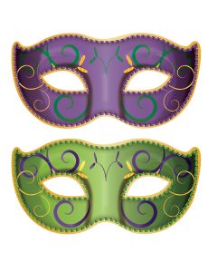 Jumbo Mardi Gras Mask Cutouts