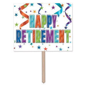 Sign Happy Retirement
