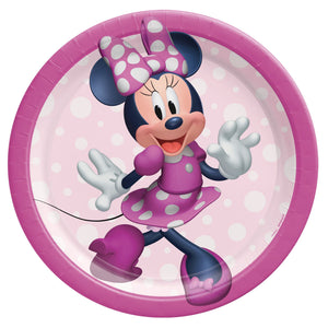 Minnie Mouse Forever 7" Round Plates