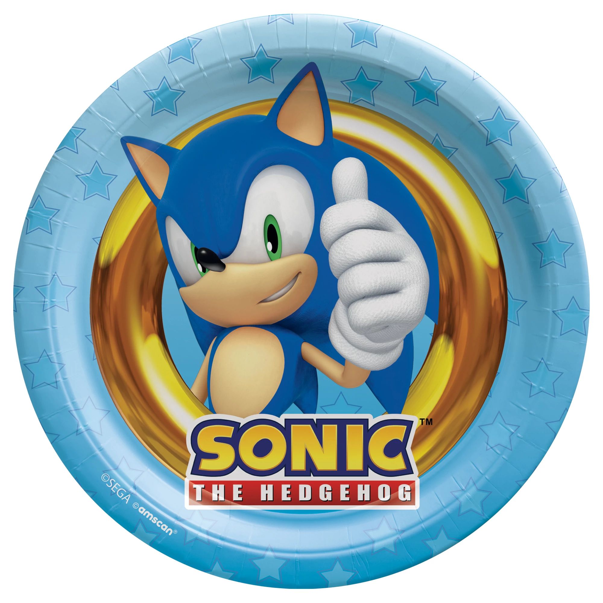 Sonic 9" Round Plates
