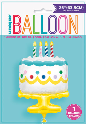 25" Cake Mylar Balloon